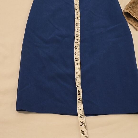 Alice+Olivia dress size 0 blue with lace inset - Picture 8 of 13